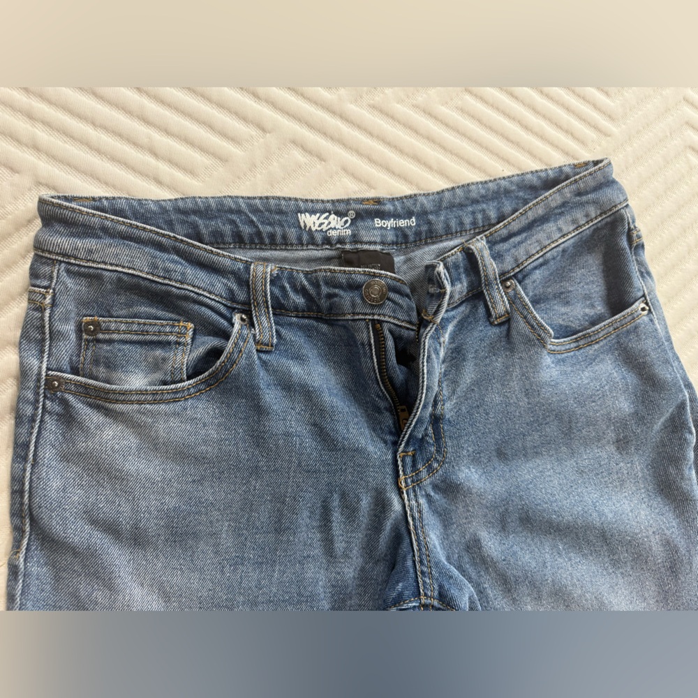 Mossimo Classic Blue Denim Boyfriend Jeans - Picture 2 of 4